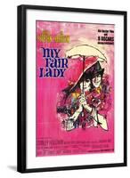 My Fair Lady, German Movie Poster, 1964-null-Framed Art Print