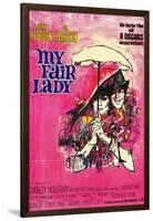 My Fair Lady, German Movie Poster, 1964-null-Framed Art Print