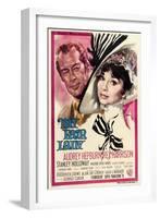 My Fair Lady, Italian Movie Poster, 1964-null-Framed Art Print