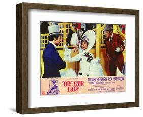 My Fair Lady, Italian Movie Poster, 1964-null-Framed Art Print