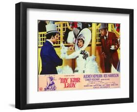 My Fair Lady, Italian Movie Poster, 1964-null-Framed Art Print