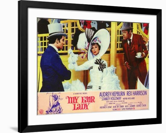 My Fair Lady, Italian Movie Poster, 1964-null-Framed Art Print