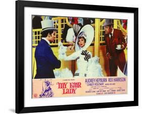 My Fair Lady, Italian Movie Poster, 1964-null-Framed Art Print