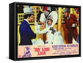 My Fair Lady, Italian Movie Poster, 1964-null-Framed Stretched Canvas