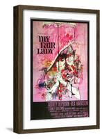 My Fair Lady, Italian Movie Poster, 1964-null-Framed Art Print