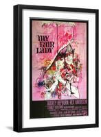 My Fair Lady, Italian Movie Poster, 1964-null-Framed Art Print