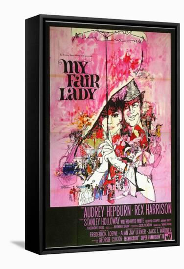 My Fair Lady, Italian Movie Poster, 1964-null-Framed Stretched Canvas