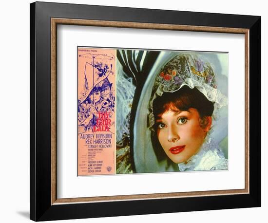 My Fair Lady, Italian Movie Poster, 1964-null-Framed Art Print