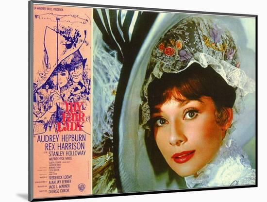 My Fair Lady, Italian Movie Poster, 1964-null-Mounted Art Print