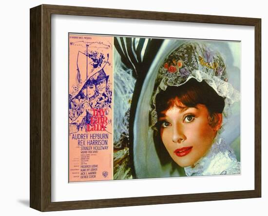 My Fair Lady, Italian Movie Poster, 1964-null-Framed Art Print