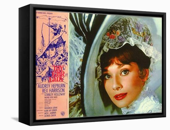 My Fair Lady, Italian Movie Poster, 1964-null-Framed Stretched Canvas