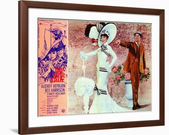 My Fair Lady, Italian Movie Poster, 1964-null-Framed Art Print