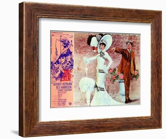 My Fair Lady, Italian Movie Poster, 1964-null-Framed Art Print