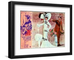 My Fair Lady, Italian Movie Poster, 1964-null-Framed Art Print