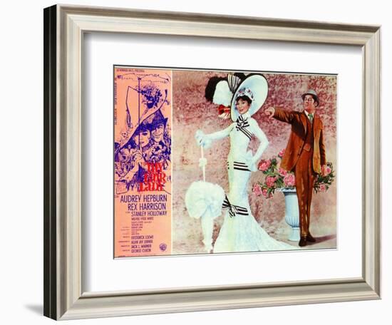 My Fair Lady, Italian Movie Poster, 1964-null-Framed Art Print