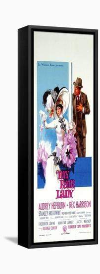 My Fair Lady, Italian Movie Poster, 1964-null-Framed Stretched Canvas