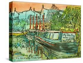 My Fair Lady' on the Regents Canal-Brenda Brin Booker-Stretched Canvas