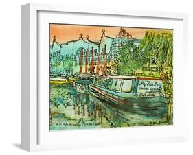 My Fair Lady' on the Regents Canal-Brenda Brin Booker-Framed Giclee Print
