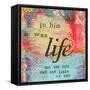 My Faith In Him Was Life-Cherie Burbach-Framed Stretched Canvas