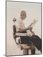My Father at the Barber, 2012-Max Ferguson-Mounted Giclee Print