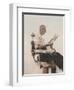 My Father at the Barber, 2012-Max Ferguson-Framed Giclee Print