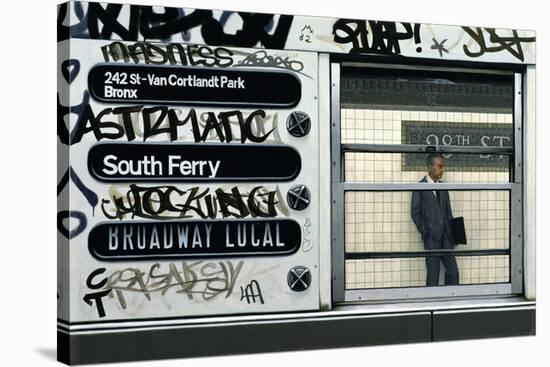 My Father in the Subway III, 1982-Max Ferguson-Stretched Canvas