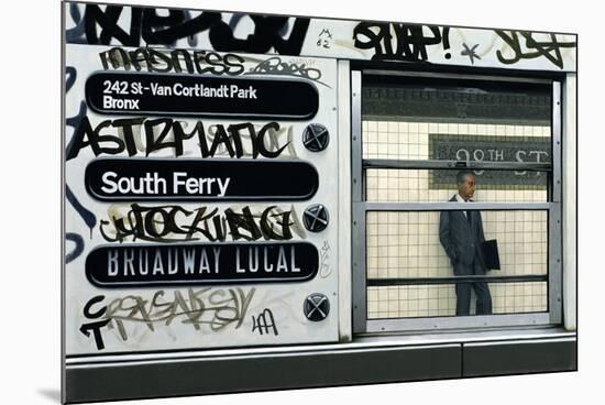 My Father in the Subway III, 1982-Max Ferguson-Mounted Giclee Print