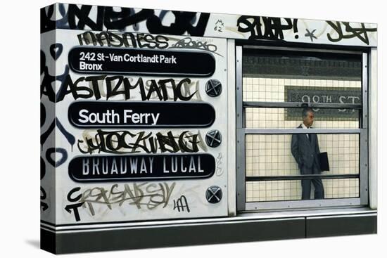 My Father in the Subway III, 1982-Max Ferguson-Stretched Canvas