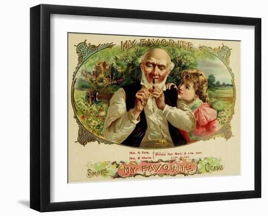 My Favorite Cigars-null-Framed Giclee Print