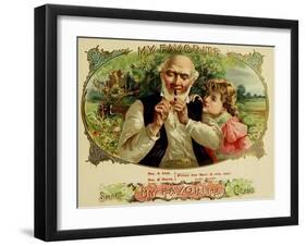 My Favorite Cigars-null-Framed Giclee Print