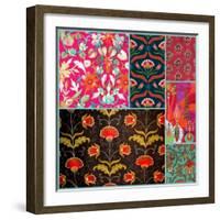 MY FAVORITE COLLAGE HAPPY-Linda Arthurs-Framed Giclee Print