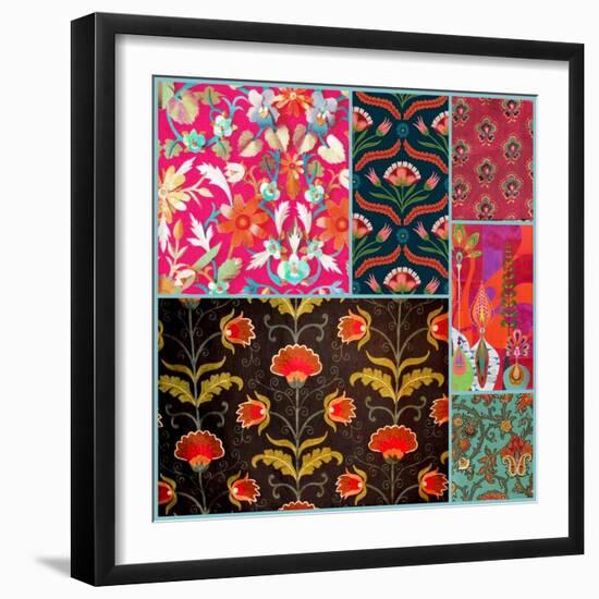 MY FAVORITE COLLAGE HAPPY-Linda Arthurs-Framed Premium Giclee Print