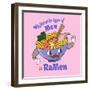 My Favorite Type of Men is Ramen. Food Quote and Slogan for T-Shirt-Serhii Skachko-Framed Photographic Print