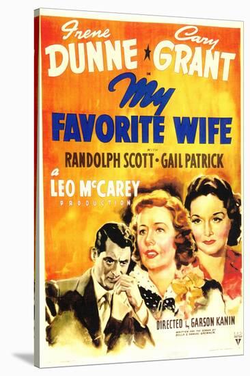 My Favorite Wife, 1940-null-Stretched Canvas