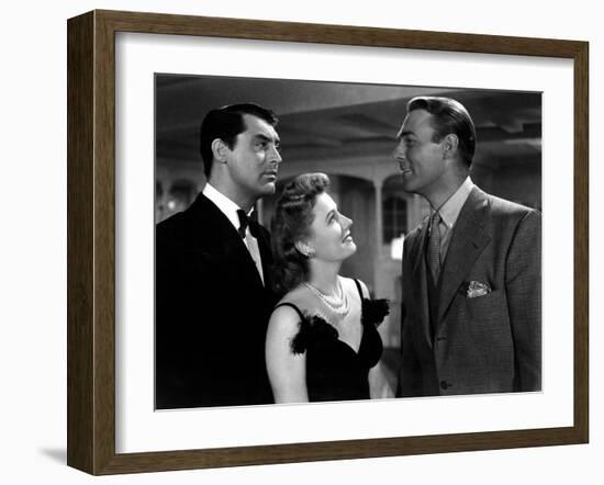 My Favorite Wife, Cary Grant, Irene Dunne, Randolph Scott, 1940-null-Framed Photo