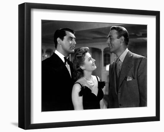 My Favorite Wife, Cary Grant, Irene Dunne, Randolph Scott, 1940-null-Framed Photo