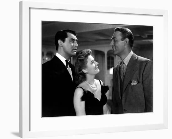 My Favorite Wife, Cary Grant, Irene Dunne, Randolph Scott, 1940-null-Framed Photo