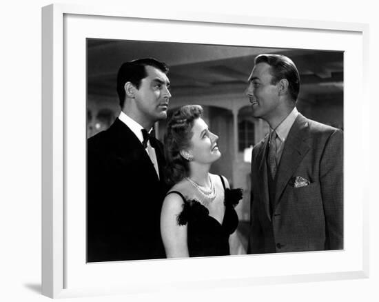 My Favorite Wife, Cary Grant, Irene Dunne, Randolph Scott, 1940-null-Framed Photo