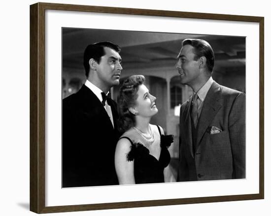 My Favorite Wife, Cary Grant, Irene Dunne, Randolph Scott, 1940-null-Framed Photo