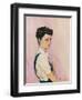 My Favourite Model (Mrs David Wright)-David Wright-Framed Art Print