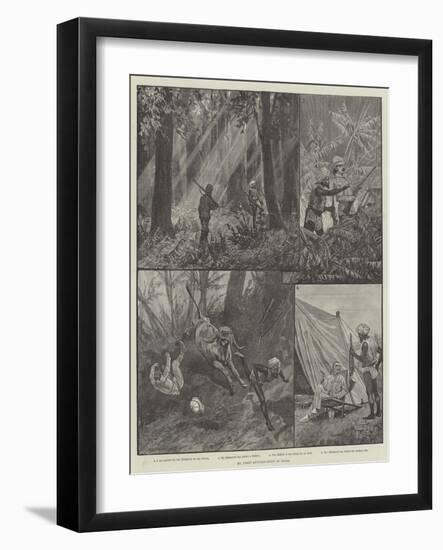 My First Buffalo-Hunt in India-Richard Caton Woodville II-Framed Giclee Print