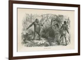 My First Gorilla-null-Framed Giclee Print