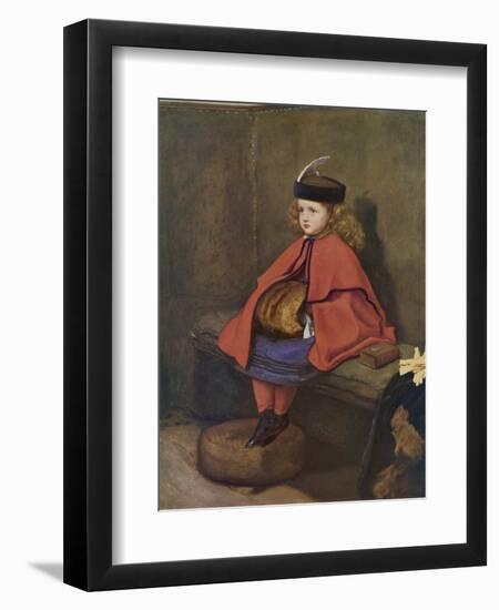 My First Sermon by John Everett Millais-null-Framed Art Print