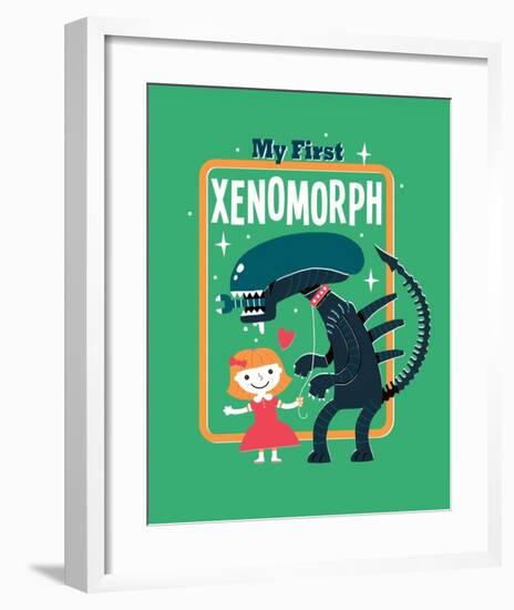 My First Xenomorph-Michael Buxton-Framed Art Print