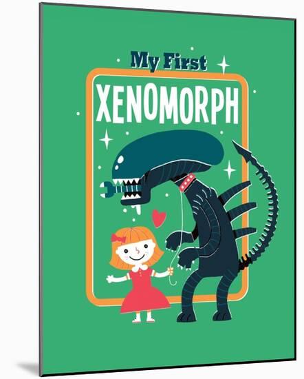 My First Xenomorph-Michael Buxton-Mounted Art Print