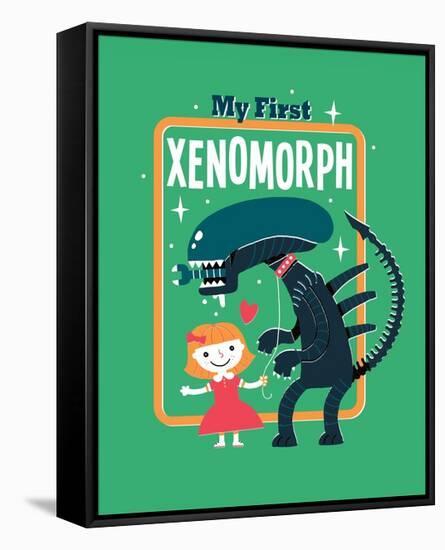 My First Xenomorph-Michael Buxton-Framed Stretched Canvas