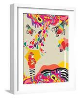 My Flying Zebra-Diela Maharanie-Framed Art Print