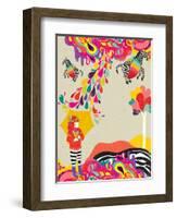 My Flying Zebra-Diela Maharanie-Framed Art Print