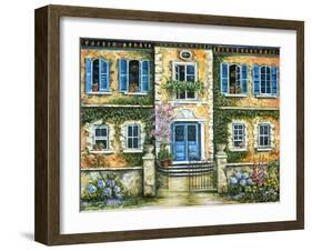 My French Villa-Marilyn Dunlap-Framed Art Print