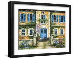 My French Villa-Marilyn Dunlap-Framed Art Print
